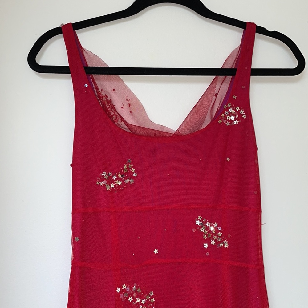 BCBG embellished long dress with godet - Picture 7 of 10